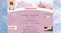 Desktop Screenshot of kosmetiksalon-lacreme.com